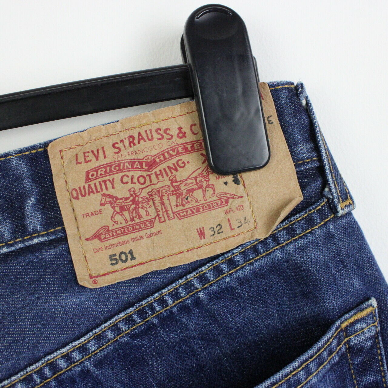 LEVIS 501 Jeans Dark Blue | W32 L26