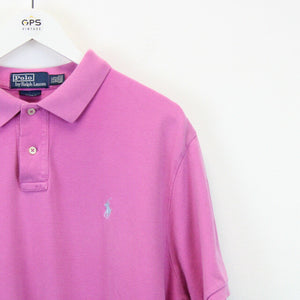 RALPH LAUREN Polo Shirt Pink | XXL