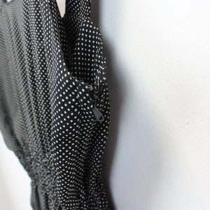 Womens 90s Jumpsuit Black | Small