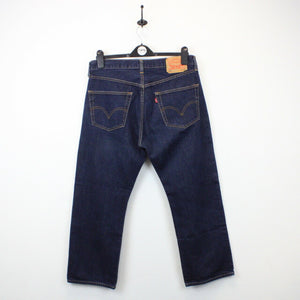 Womens LEVIS 501 Jeans Dark Blue |  W34 L26
