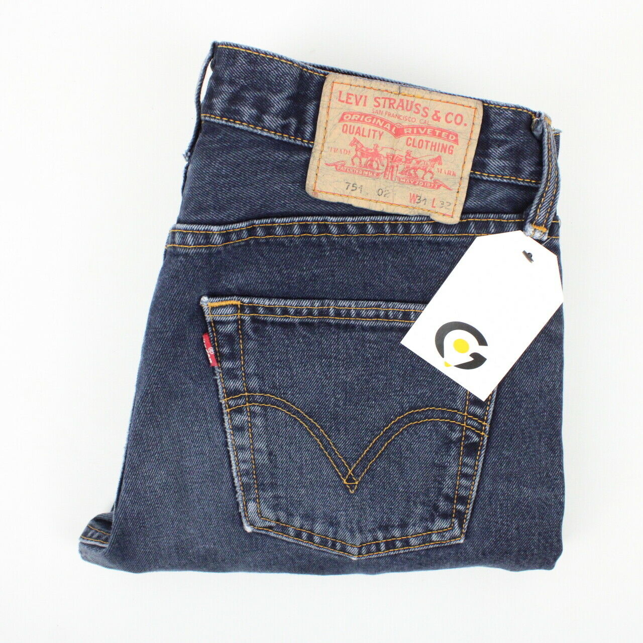 Mens LEVIS 751 Jeans Dark Blue | W31 L32
