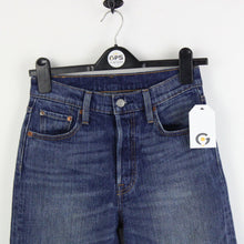 Load image into Gallery viewer, Womens LEVIS 501 Skinny Jeans Dark Blue | W26 L28
