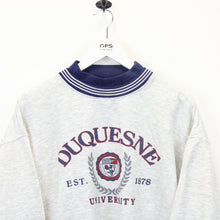 Load image into Gallery viewer, Vintage DUQUESNE UNIVERSITY 90s Sweatshirt Grey | Medium

