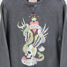 Load image into Gallery viewer, Mens ED HARDY 00s Sweatshirt Grey | Medium
