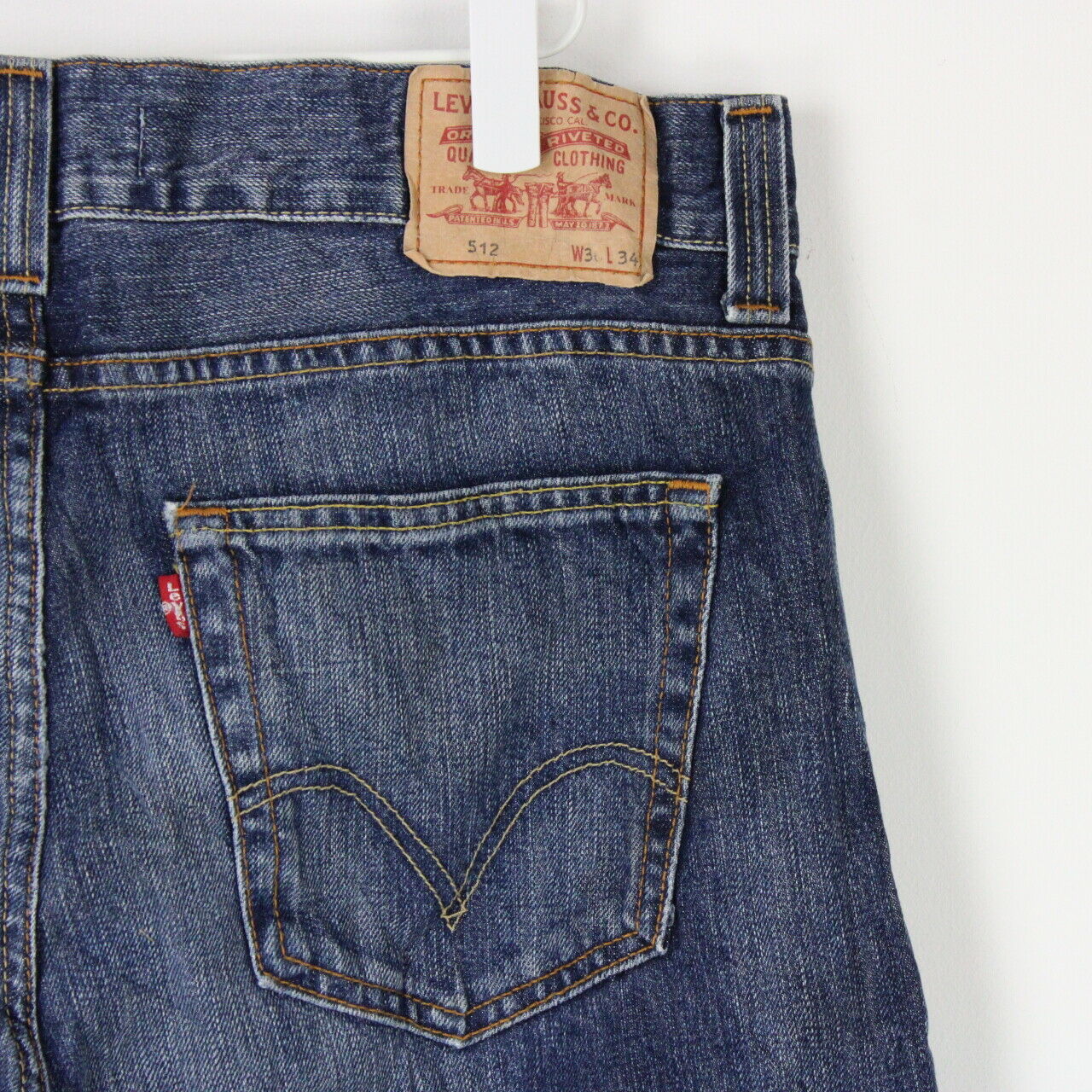Mens LEVIS 512 Jeans Mid Blue | W38 L30