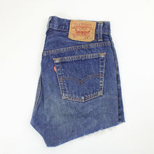 Load image into Gallery viewer, Womens LEVIS 501 Shorts Dark Blue | W30
