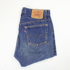 Womens LEVIS 501 Shorts Dark Blue | W30