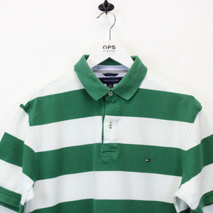 TOMMY HILFIGER Polo Shirt Green | Medium