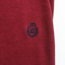 Load image into Gallery viewer, CHAPS 1/4 Zip Knit Sweatshirt Red | XL

