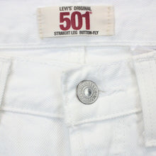 Load image into Gallery viewer, LEVIS 501 Jeans White | W33 L32
