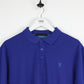 TRUSSARDI Polo Shirt Blue | Large