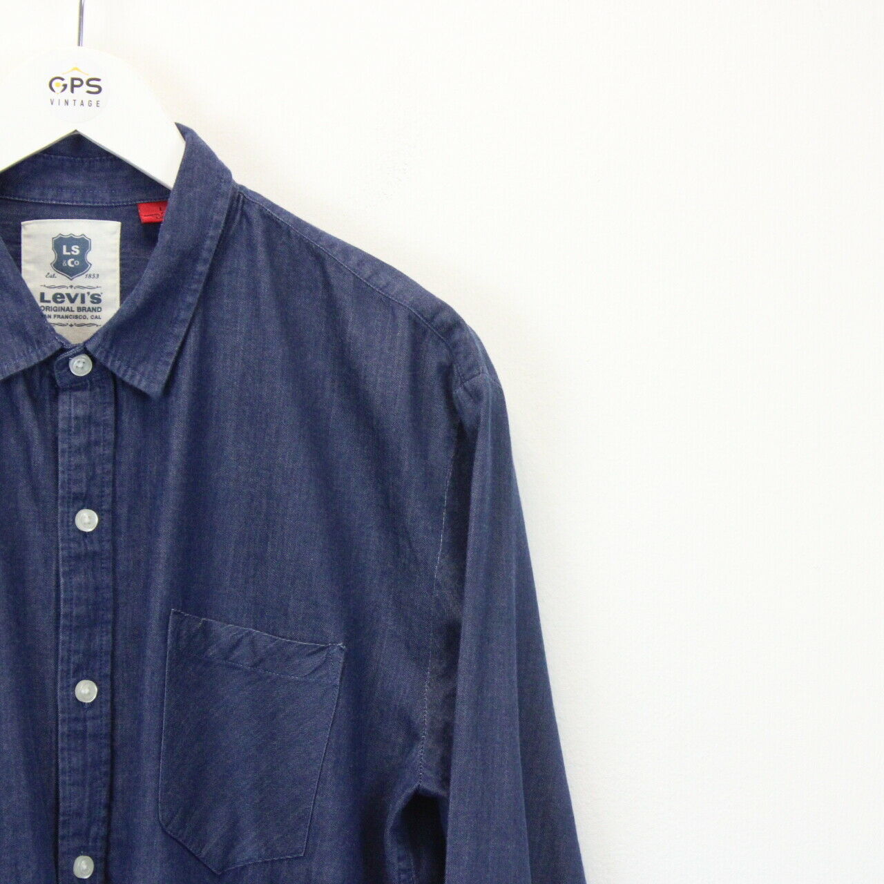 LEVIS Shirt Dark Blue | Medium