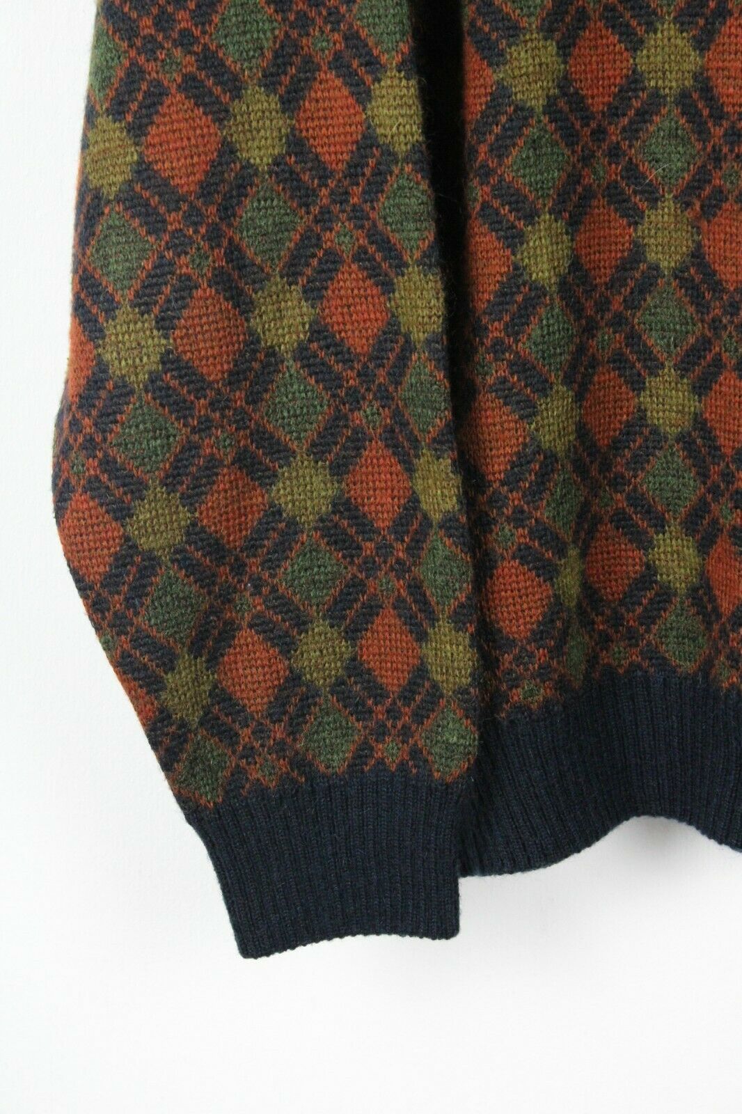 Vintage 90s BURBERRY Knit Sweatshirt Brown | Large