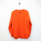 REEBOK Sweatshirt Orange | Small