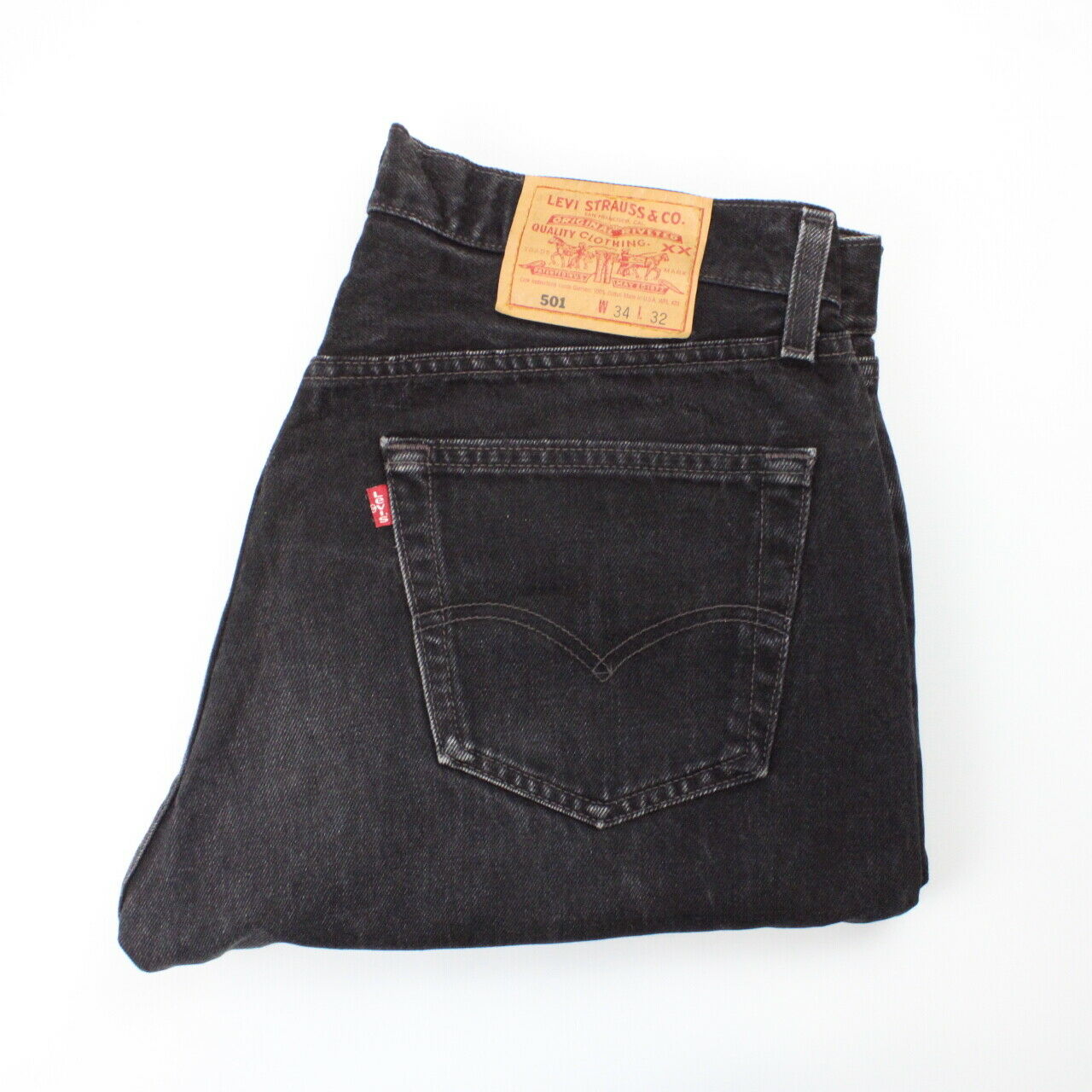 LEVIS 501 Jeans Black Charcoal | W34 L28