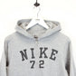 Womens NIKE Hoodie Grey | Small
