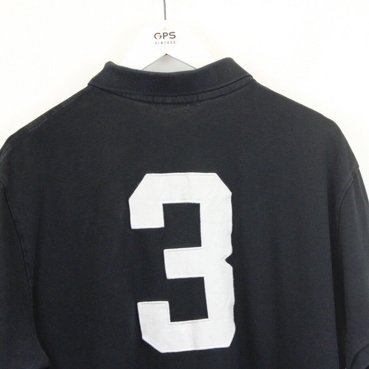 RALPH LAUREN Polo Shirt Black | XXL