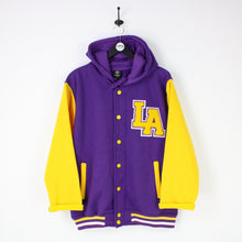 Load image into Gallery viewer, Mens LOS ANGELES Varsity Hoodie Purple | Large
