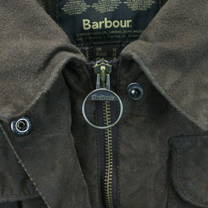 Womens BARBOUR Utility Waxed Jacket Brown | Medium