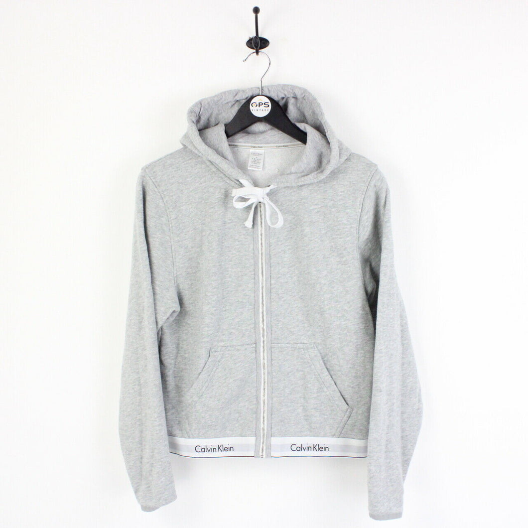 Womens CALVIN KLEIN Hoodie Grey | Medium