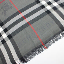 Load image into Gallery viewer, Womens BURBERRY Nova Check Scarf | Grey
