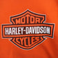 HARLEY DAVIDSON 90s Sweatshirt Orange | Large