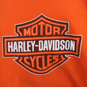 HARLEY DAVIDSON 90s Sweatshirt Orange | Large