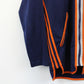 Vintage 90s ADIDAS Track Top Navy Blue | Small