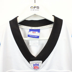 NFL REEBOK 00s Carolina PANTHERS Jersey White | Large