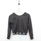 Womens NIKE Crop Sweatshirt Grey | Small