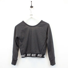 Load image into Gallery viewer, Womens NIKE Crop Sweatshirt Grey | Small
