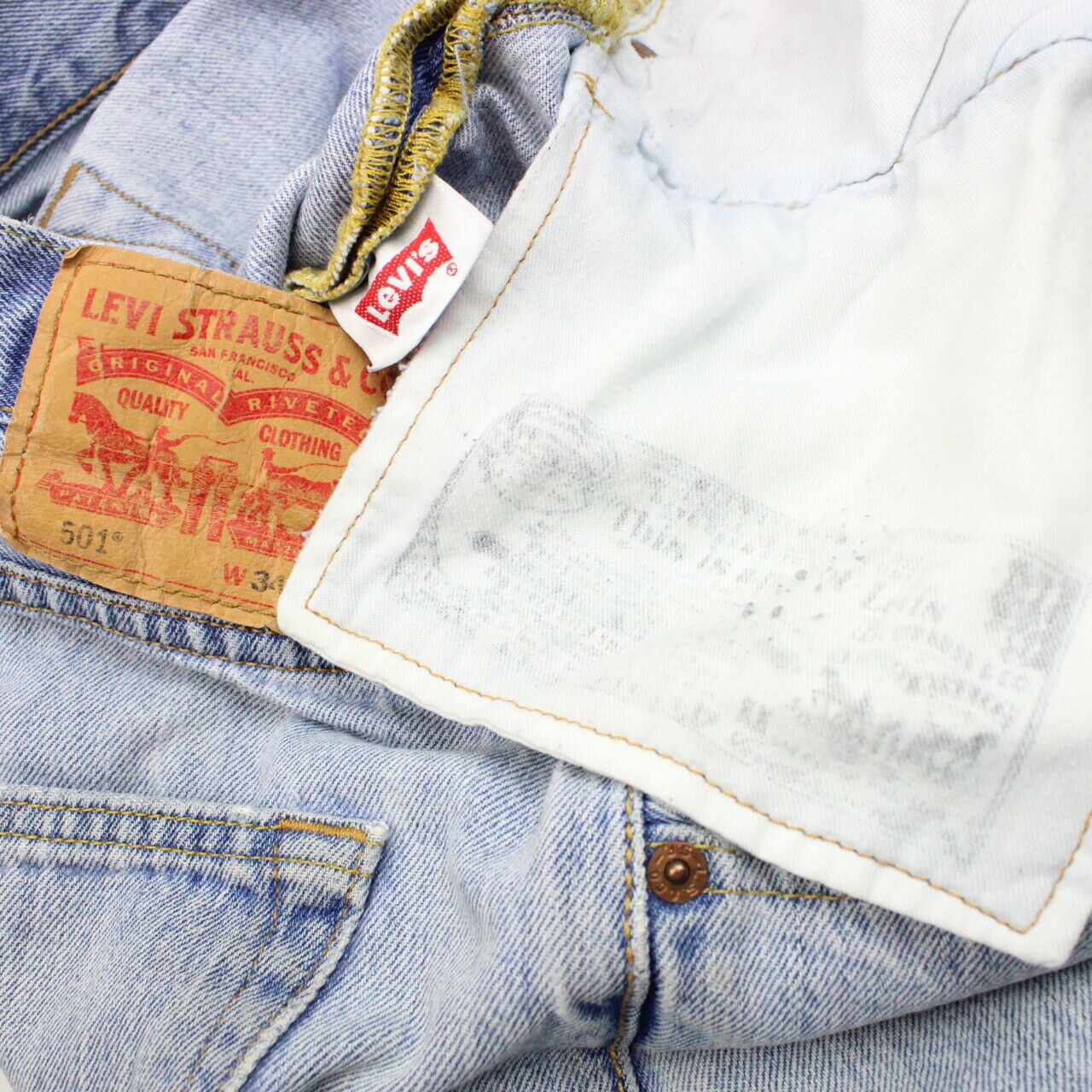 LEVIS 501 Jeans Light Blue | W34 L32