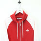 Womens ADIDAS Track Top Red | Small