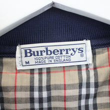 Load image into Gallery viewer, BURBERRYS 90s Polo Shirt Navy Blue | Medium
