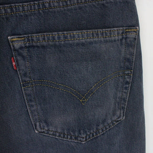 Mens LEVIS 501 Jeans Dark Blue | W32 L28