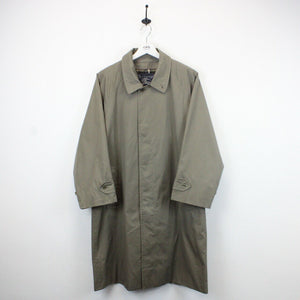 BURBERRYS 90s Trench Coat Green | Medium