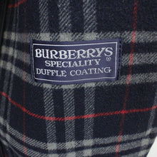 Load image into Gallery viewer, BURBERRYS 90s Wool Duffle Coat Navy Blue | Large

