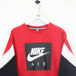 NIKE AIR Sweatshirt Red | Medium