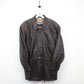 BURBERRYS 90s Leather Jacket Brown | Large