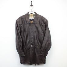 Load image into Gallery viewer, BURBERRYS 90s Leather Jacket Brown | Large

