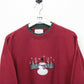 90s Christmas Sweatshirt Red | Large