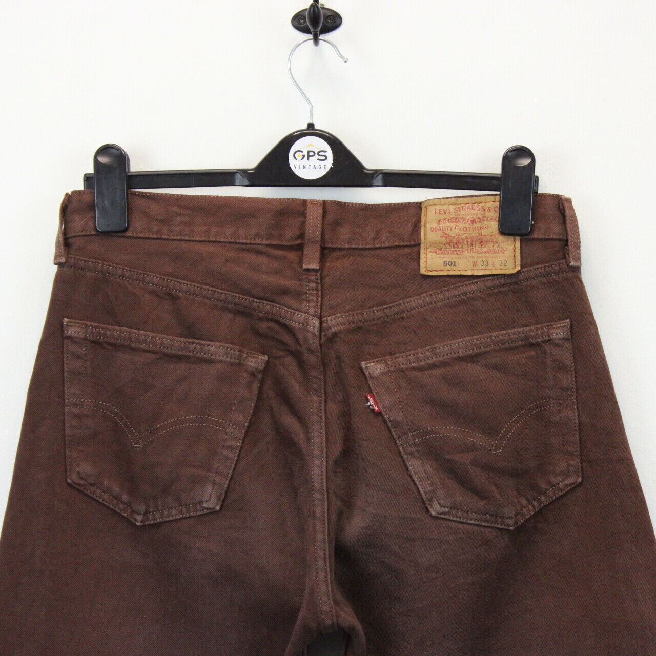 LEVIS 501 Jeans Brown | W33 L32