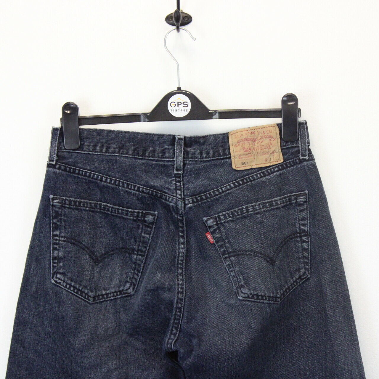 LEVIS 501 Jeans Black Charcoal | W32 L34