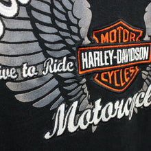 Load image into Gallery viewer, Womens HARLEY DAVIDSON 00s Hoodie Black | Large

