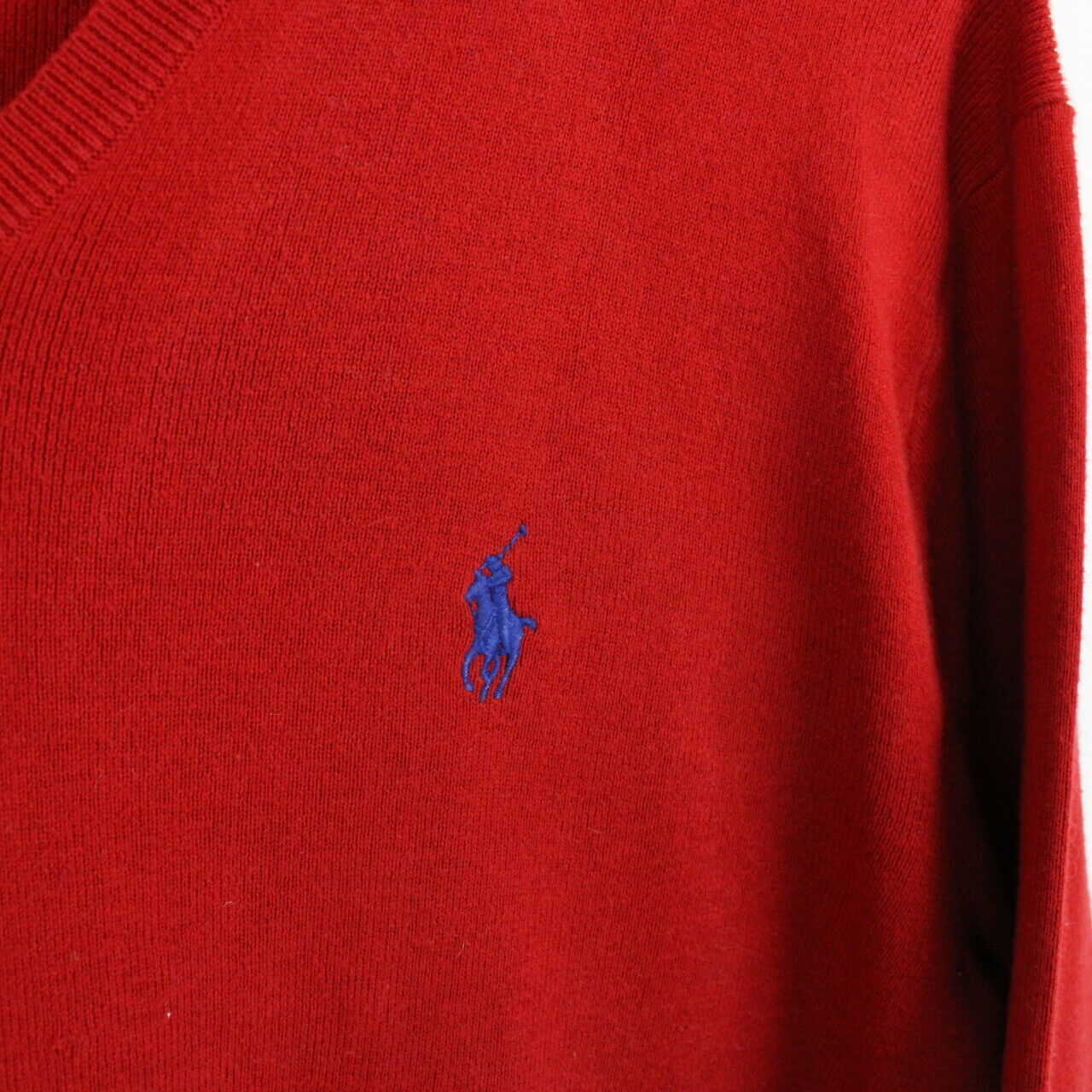 RALPH LAUREN Knit Sweatshirt Red | Small