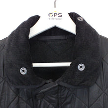 Load image into Gallery viewer, BARBOUR Duracotton Polarquilt Jacket Black | Medium
