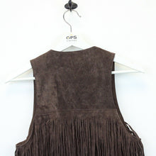 Load image into Gallery viewer, Womens Suede Vest Brown | Small
