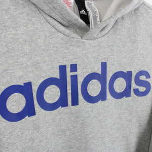 Womens ADIDAS Hoodie Grey | Small