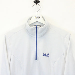 Womens JACK WOLFSKIN Fleece White | Large