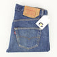 Mens LEVIS 501 Jeans Dark Blue | W33 L32